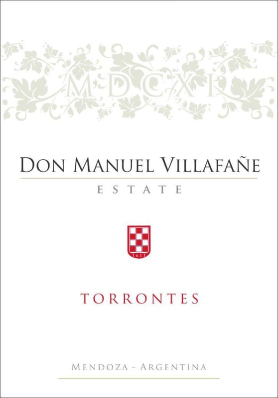 Don Manuel Vilafane Estate Torrontes 2014 Front Label