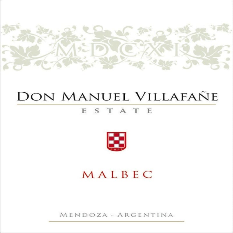 Don Manuel Vilafane Estate Malbec 2012 Front Label