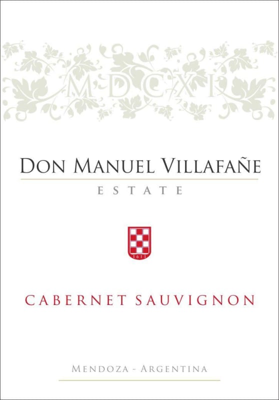 Don Manuel Vilafane Estate Cabernet Sauvignon 2013 Front Label
