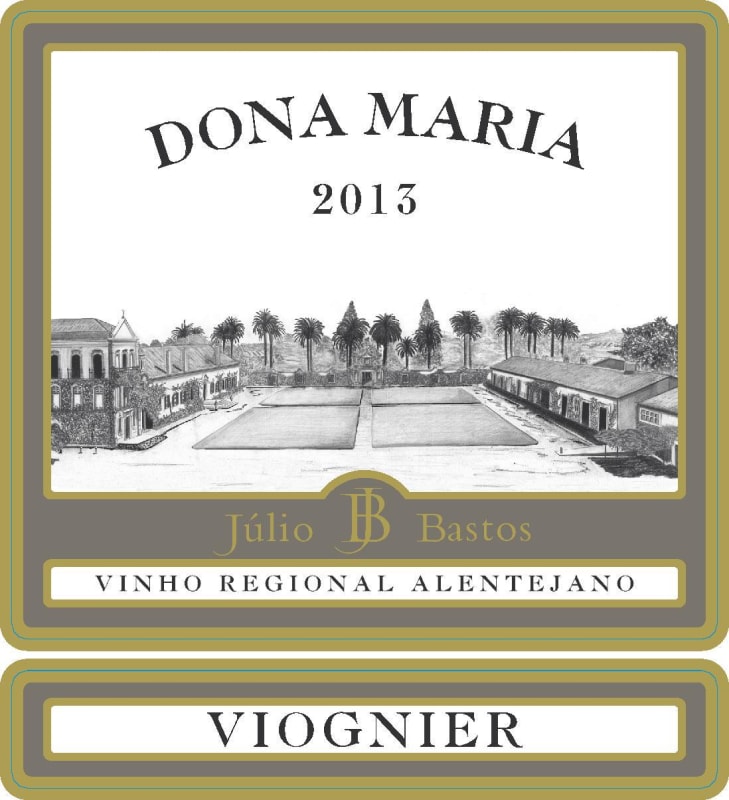 Dona Maria Viognier 2013 Front Label