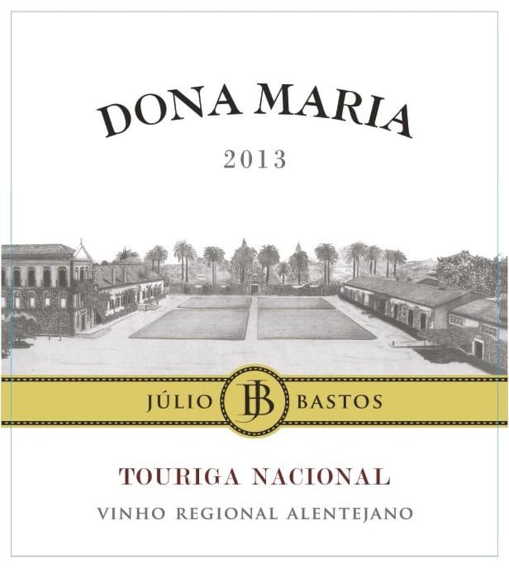 Dona Maria Touriga Nacional 2013 Front Label