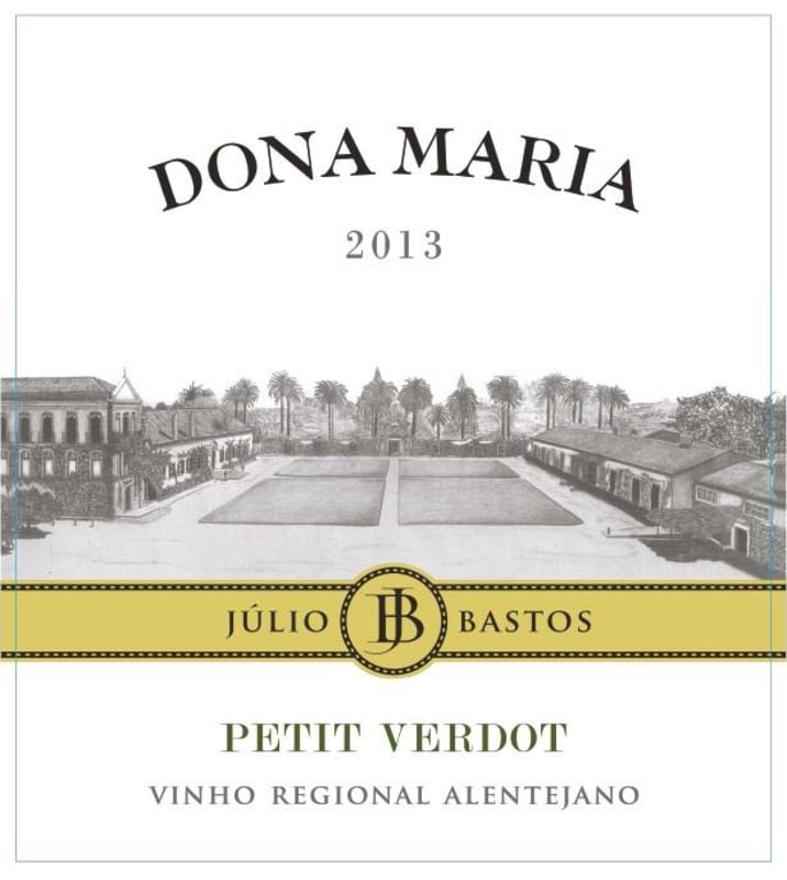 Dona Maria Petit Verdot 2013 Front Label