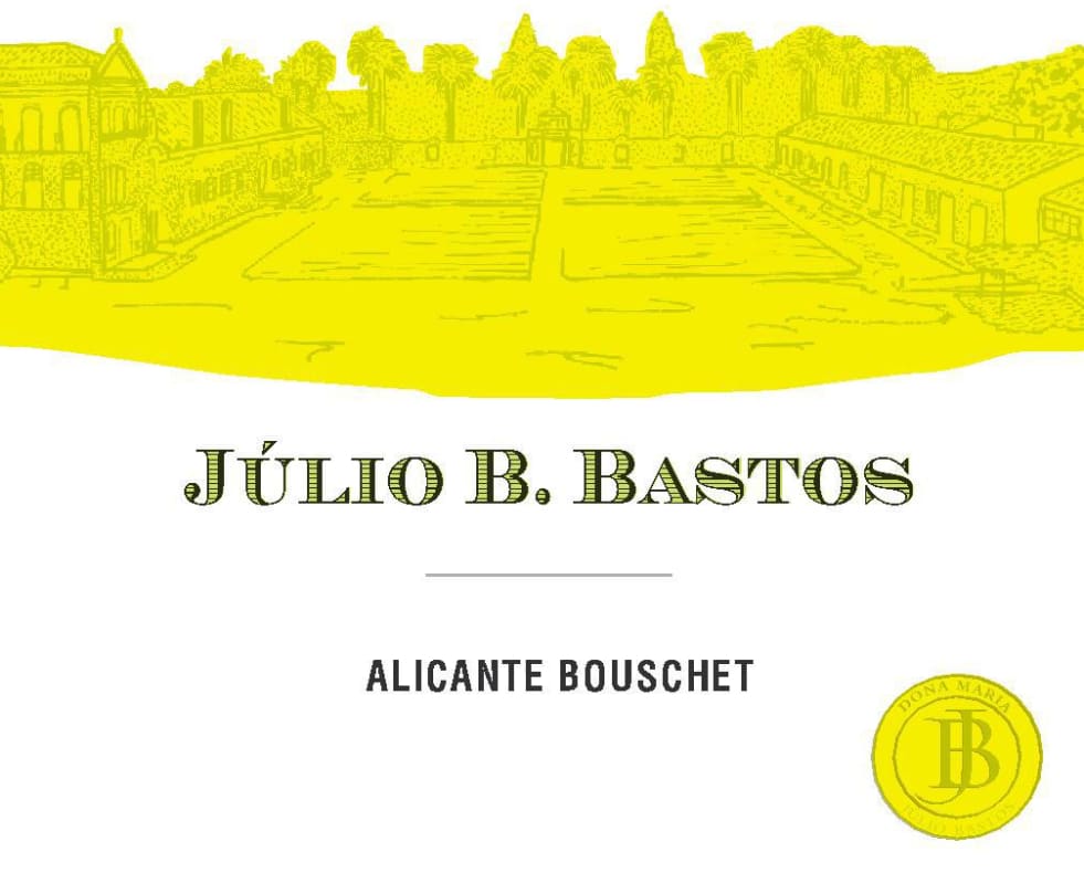 Dona Maria Julio B Bastos Alicante Bouschet 2012 Front Label