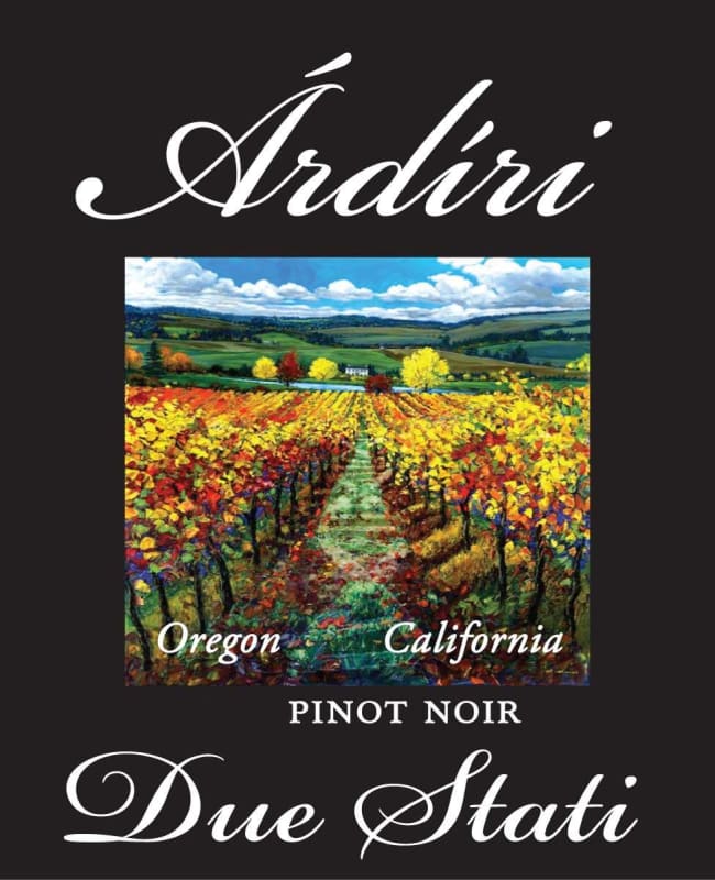Ardiri Winery and Vineyards Due Stati Pinot Noir 2010 Front Label