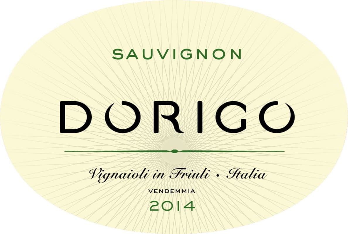 Dorigo Colli Orientali del Friuli Sauvignon 2014 Front Label