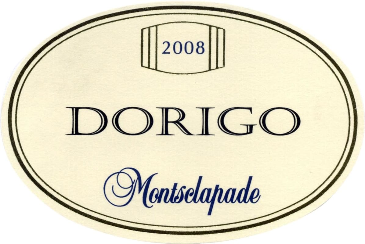 Dorigo Colli Orientali del Friuli Montsclapade 2008 Front Label