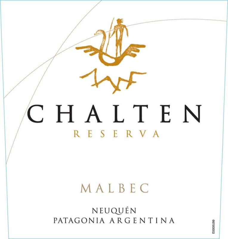 Dos Andes Wines Chalten Reserva Malbec 2009 Front Label