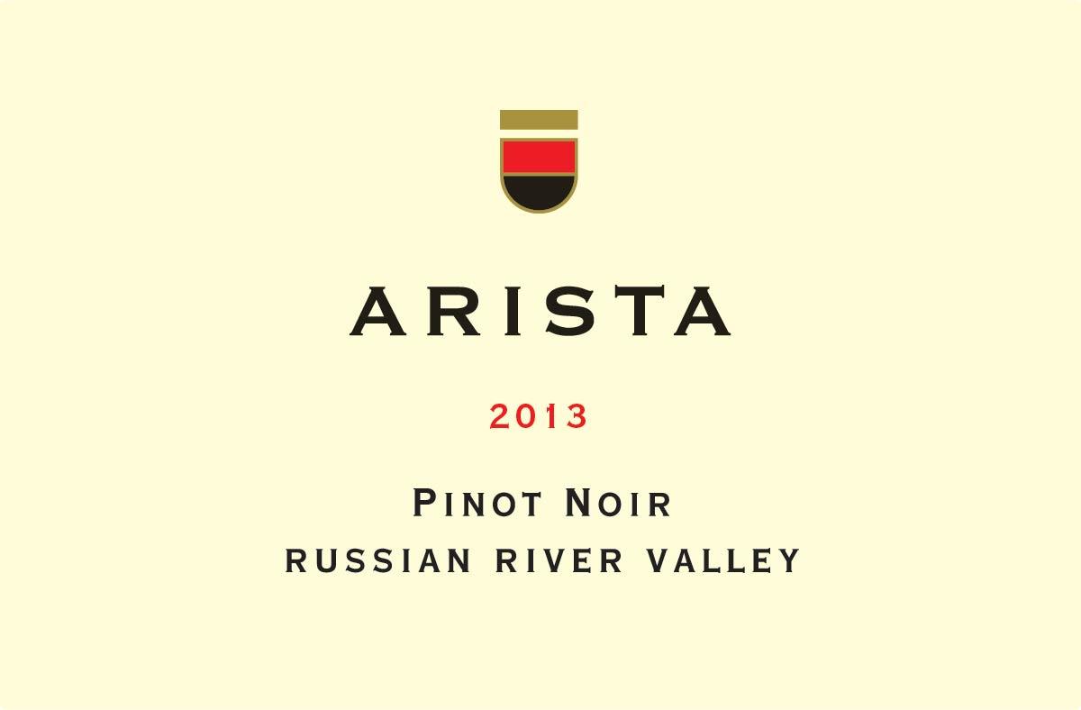 Arista Winery Russian River Valley Pinot Noir 2013 Front Label