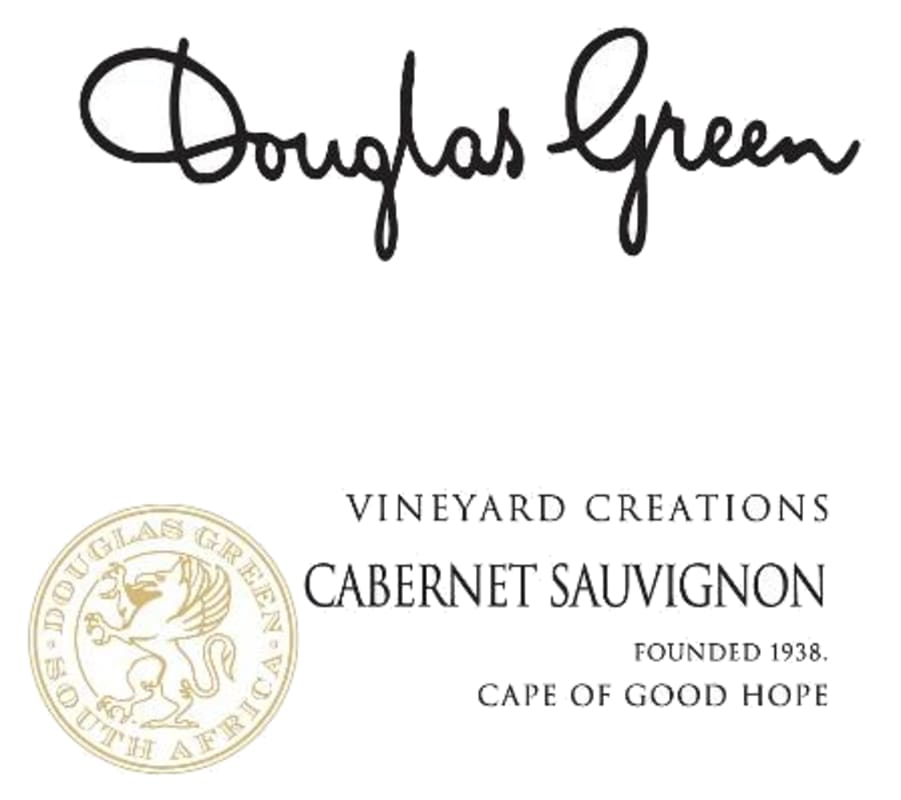 Douglas Green Vineyard Creations Cabernet Sauvignon 2015 Front Label