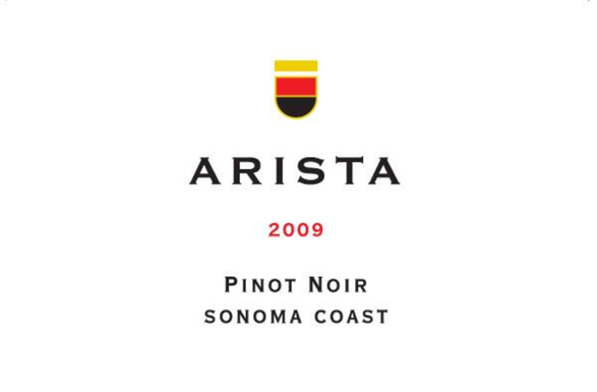 Arista Winery Sonoma Coast Pinot Noir 2009 Front Label