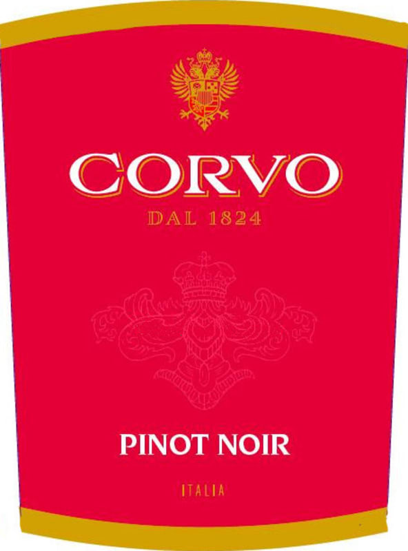 Duca Di Salaparuta Sicilia Corvo Pinot Noir 2013 Front Label