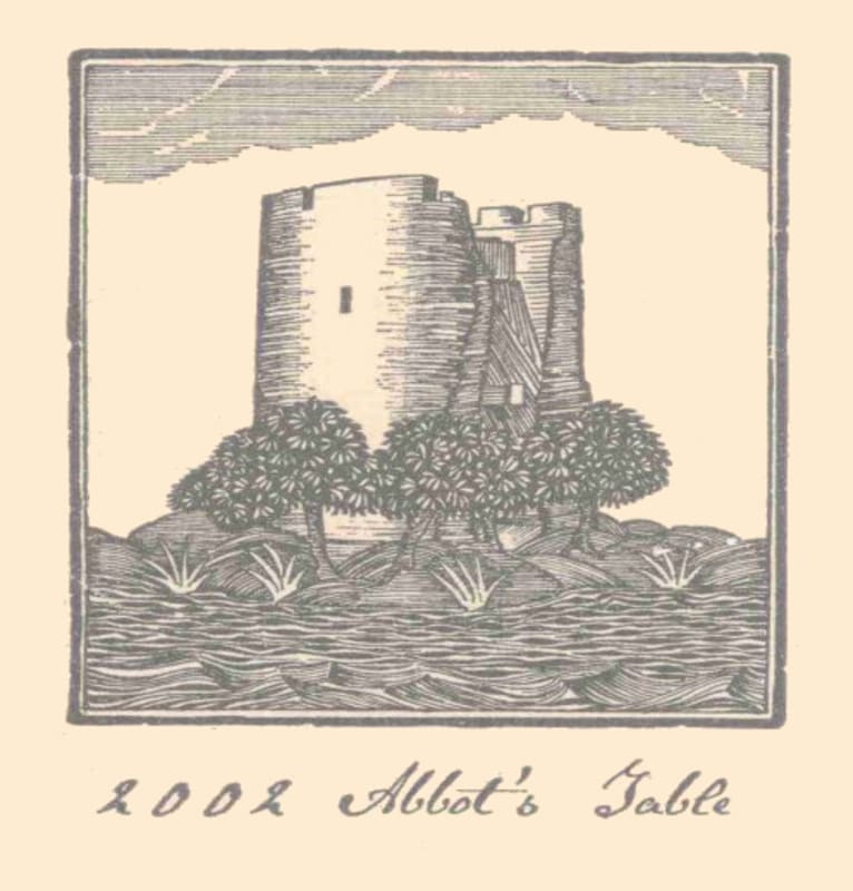Owen Roe Abbot's Table 2002 Front Label