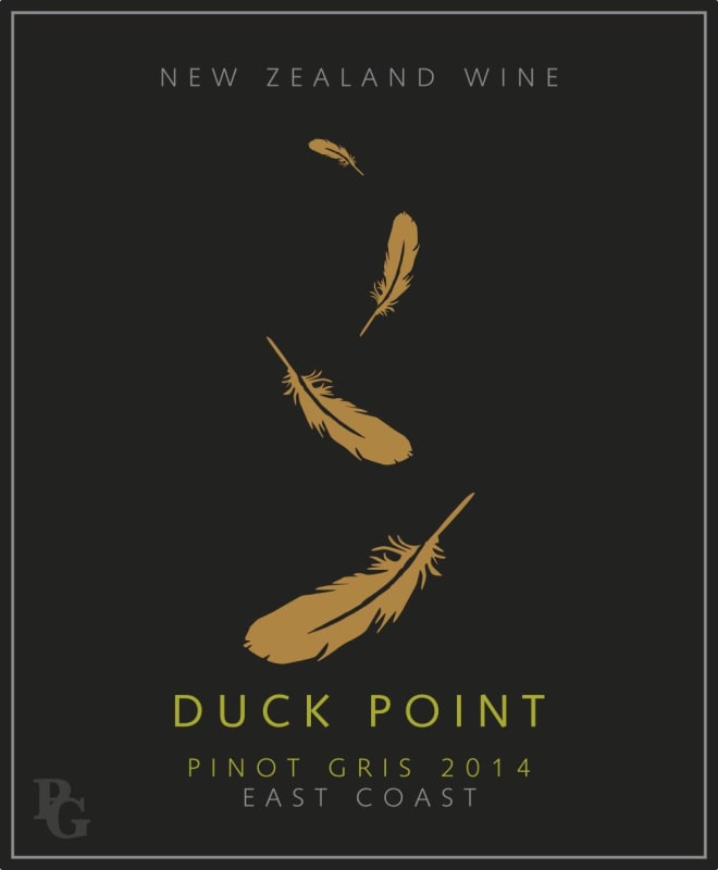 Duck Point Pinot Gris 2014 Front Label