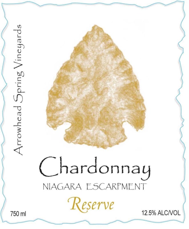 Arrowhead Spring Vineyards Estate Reserve Chardonnay 2010 Front Label
