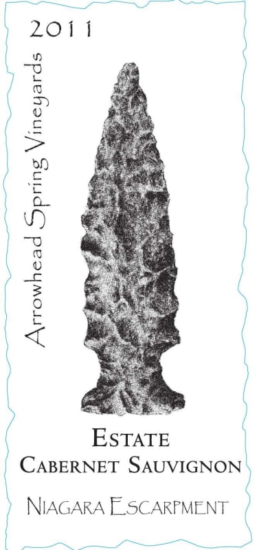 Arrowhead Spring Vineyards Estate Cabernet Sauvignon 2011 Front Label