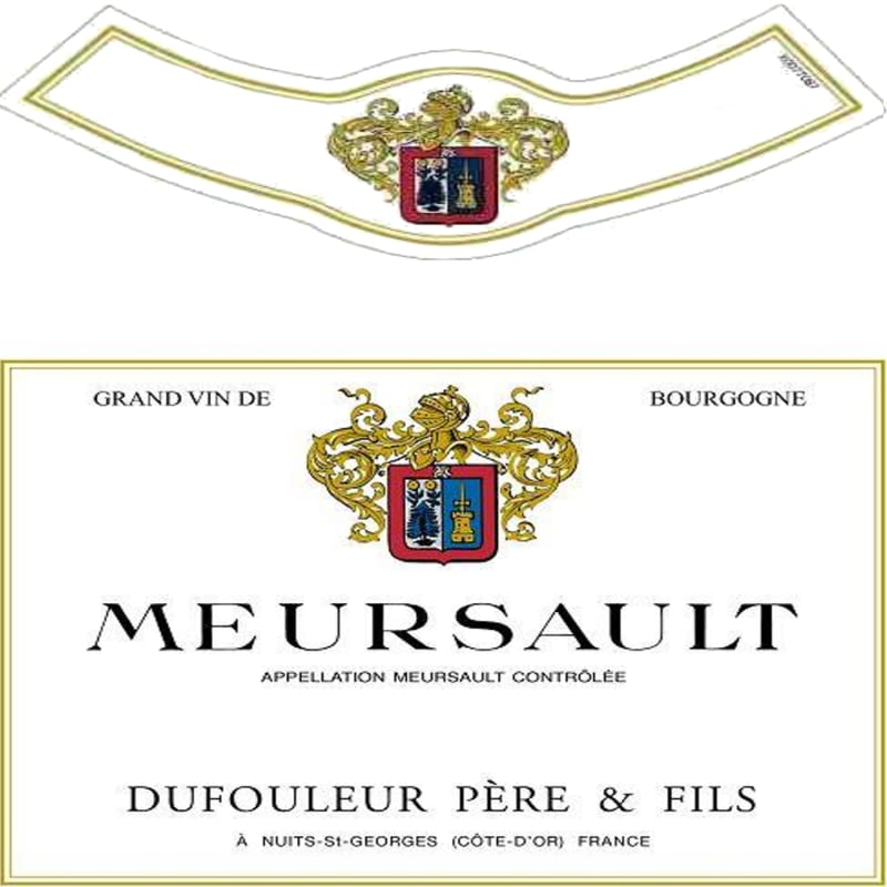 Dufouleur Pere & Fils Meursault 2010 Front Label