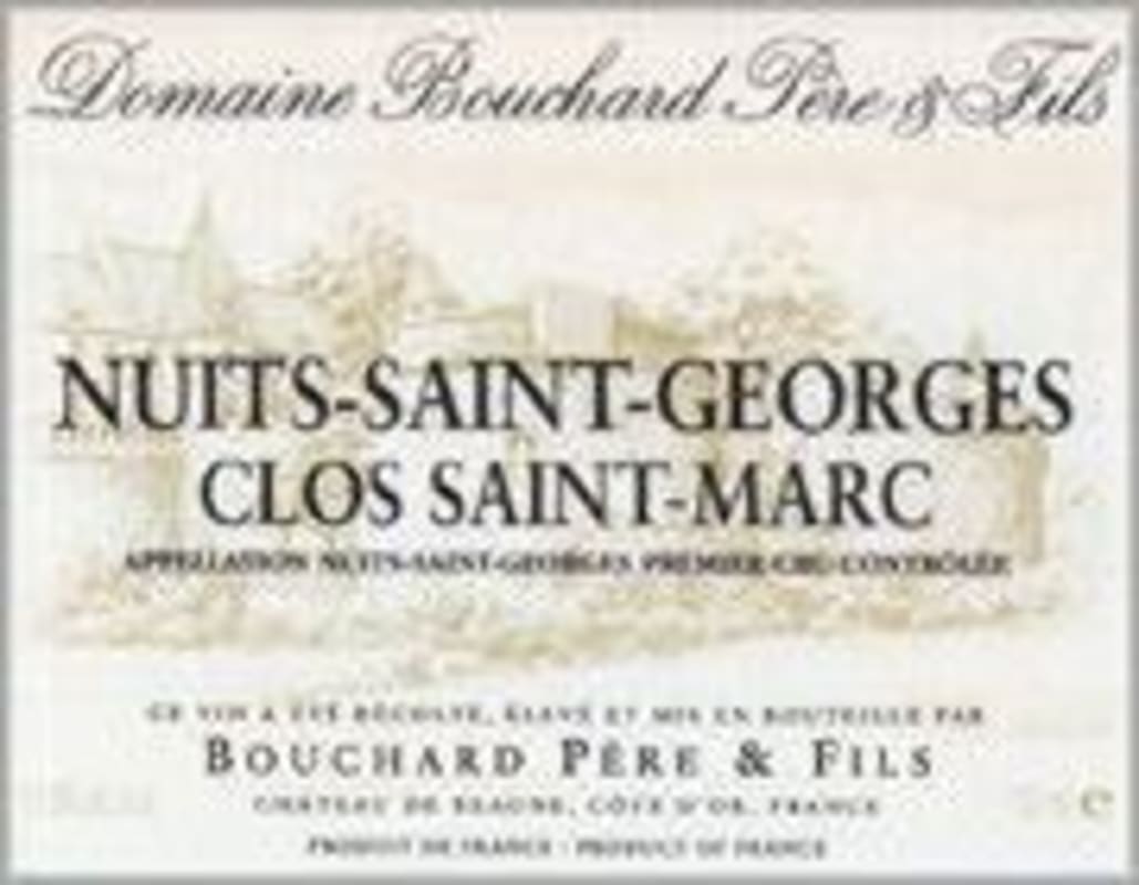 Bouchard Pere & Fils Nuits-St. Georges Premier Cru Clos St. Marc 1997 Front Label