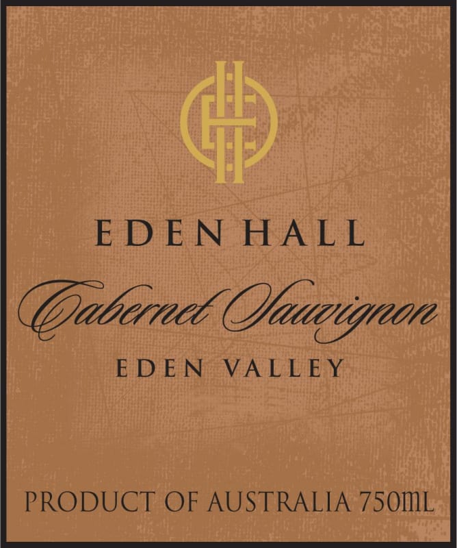 Eden Hall Wines Cabernet Sauvignon 2012 Front Label