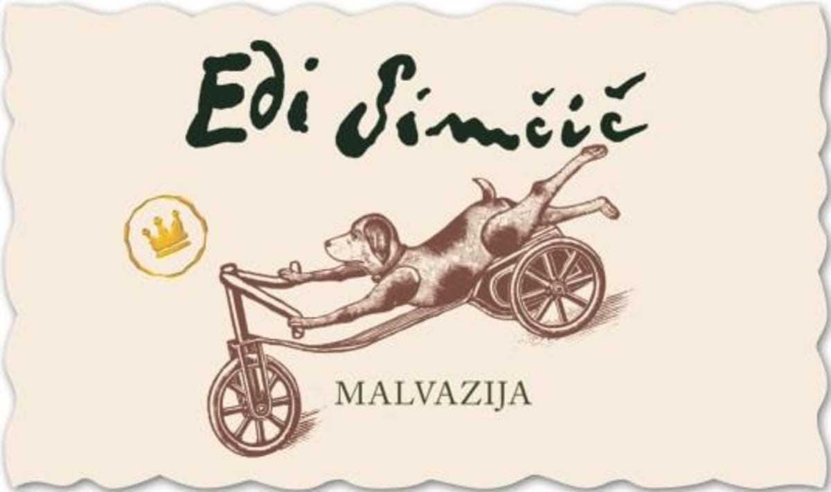 Edi Simcic Malvazija 2010 Front Label