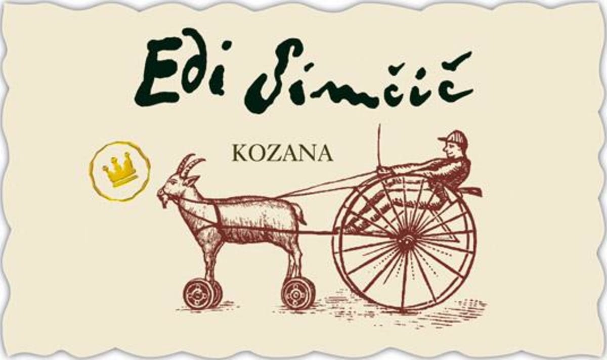 Edi Simcic Kozana 2009 Front Label