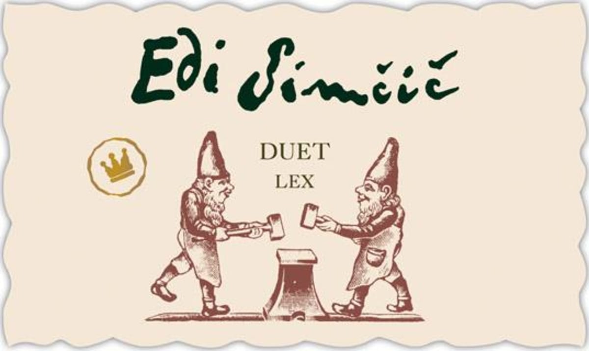 Edi Simcic Duet Lex 2007 Front Label