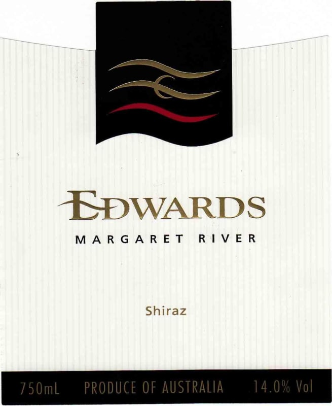 Edwards Vineyard Shiraz 2007 Front Label