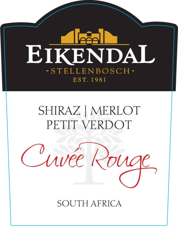 Eikendal Cuvee Rouge 2013 Front Label