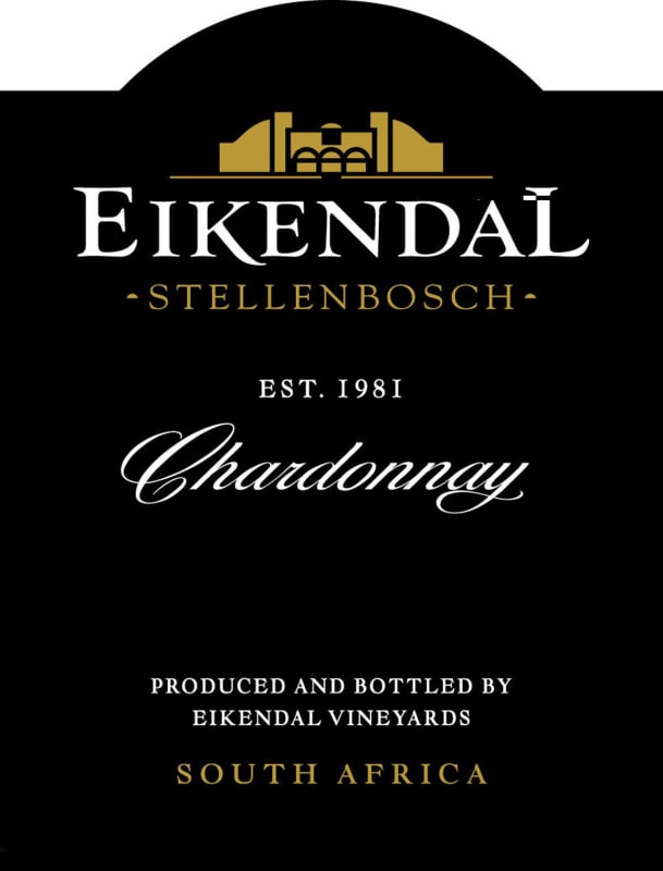 Eikendal Chardonnay 2014 Front Label