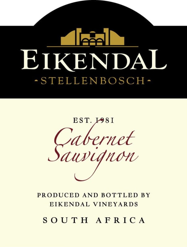 Eikendal Cabernet Sauvignon 2012 Front Label
