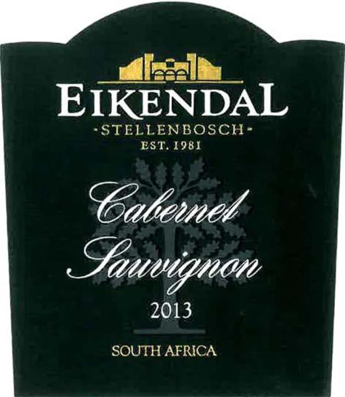Eikendal Cabernet Sauvignon 2013 Front Label