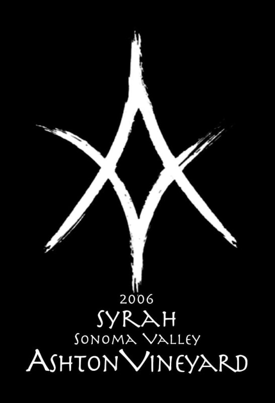 Ashton Vineyards Syrah 2006 Front Label