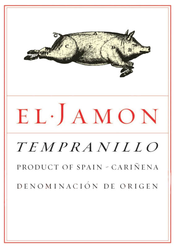 El Jamon Tempranillo 2010 Front Label