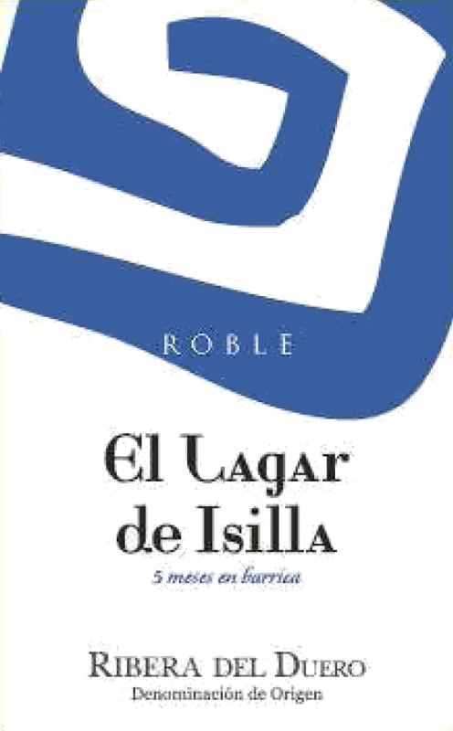 El Lagar de Isilla Roble 2014 Front Label
