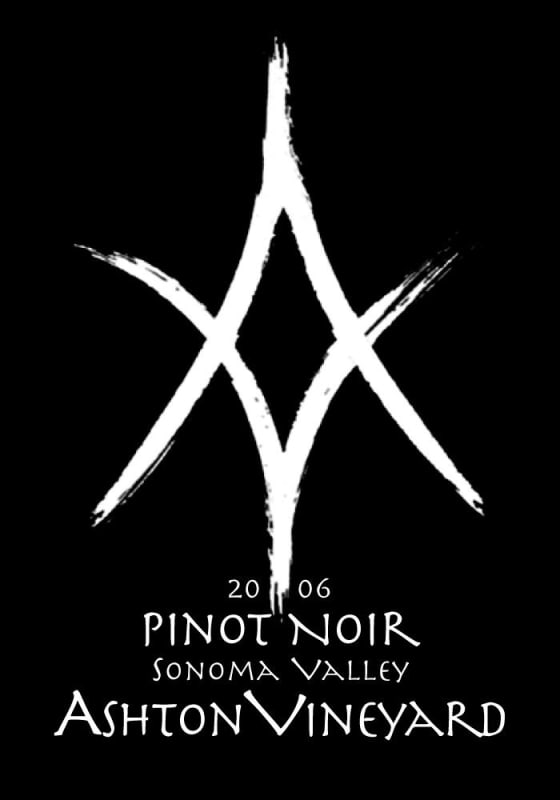 Ashton Vineyards Pinot Noir 2006 Front Label
