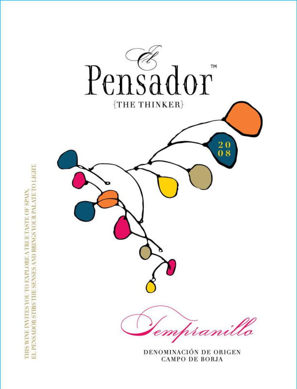 El Pensador Tempranillo 2010 Front Label