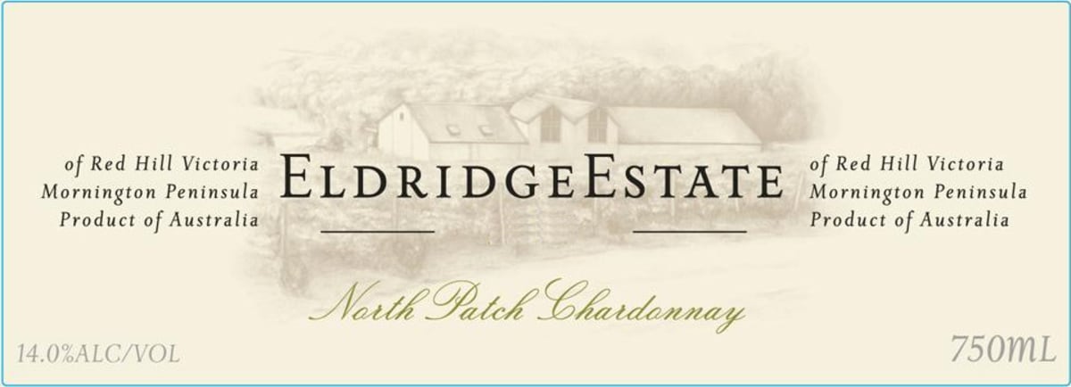 Eldridge Estate North Patch Chardonnay 2013 Front Label