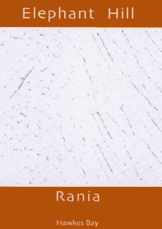 Elephant Hill Rania 2011 Front Label