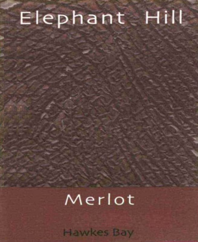 Elephant Hill Merlot 2009 Front Label