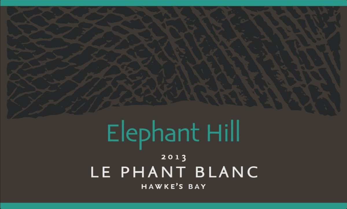 Elephant Hill Le Phant Blanc 2013 Front Label