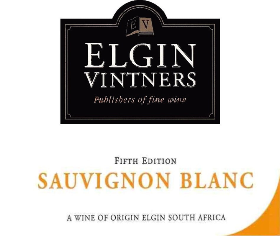 Elgin Vintners Sauvignon Blanc 2012 Front Label