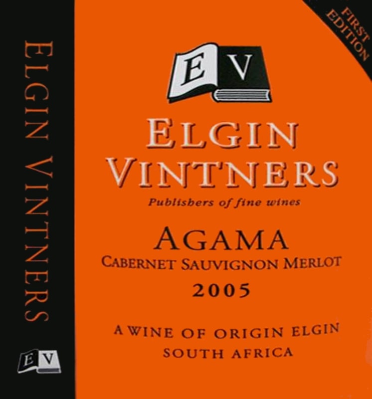 Elgin Vintners Agama 2005 Front Label