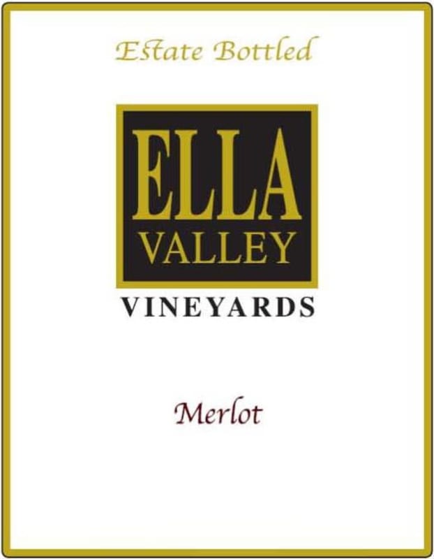 Ella Valley Judean Hills Vineyards Merlot 2013 Front Label