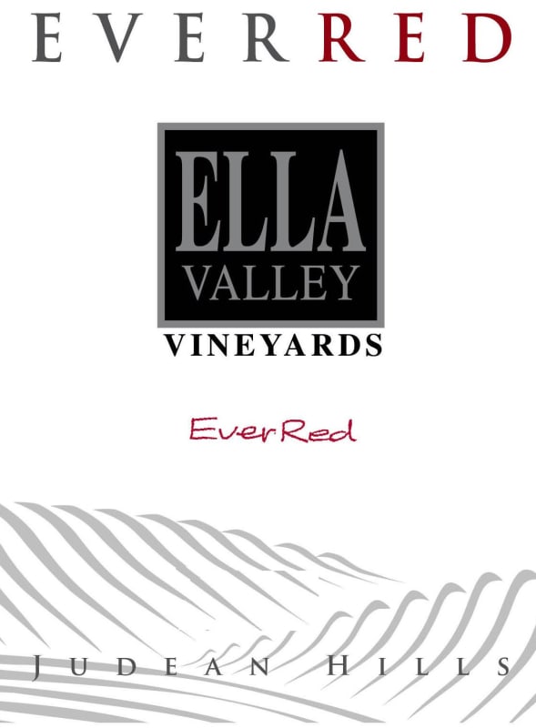 Ella Valley Ever Red 2013 Front Label