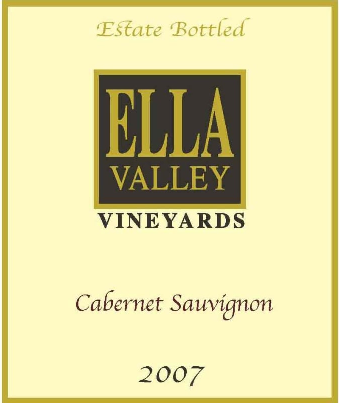 Ella Valley Cabernet Sauvignon 2007 Front Label
