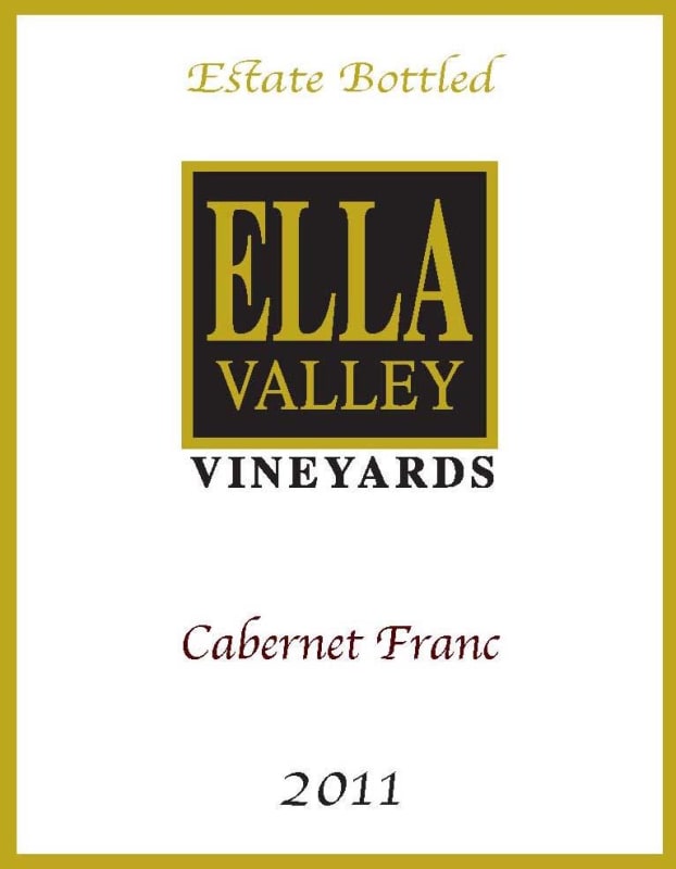 Ella Valley Cabernet Franc 2011 Front Label