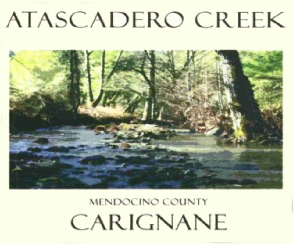 Atascadero Creek Winery Carignane 2010 Front Label