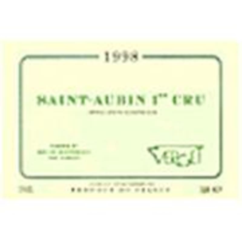 Verget Saint-Aubin Premier Cru 1998 Front Label