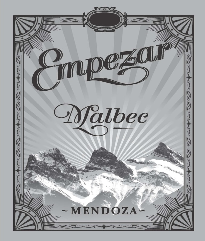 Empezar Malbec 2015 Front Label