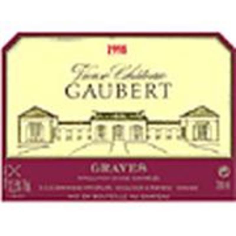 Vieux Chateau Gaubert Graves Rouge 1998 Front Label