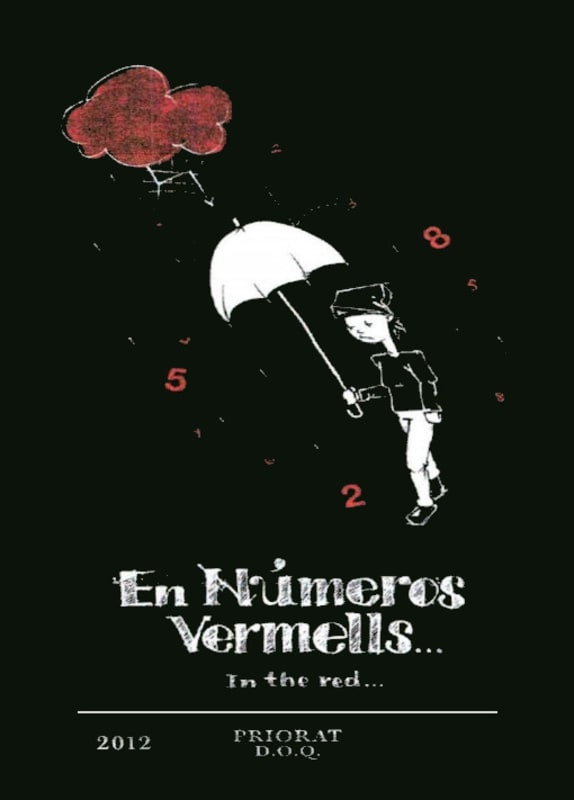 En Numeros Vermells In the Red 2012 Front Label